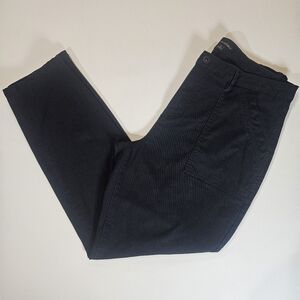 Banana Republic Chino Pants Womens 12‎ Navy Blue High Rise Straight Leg Casual
